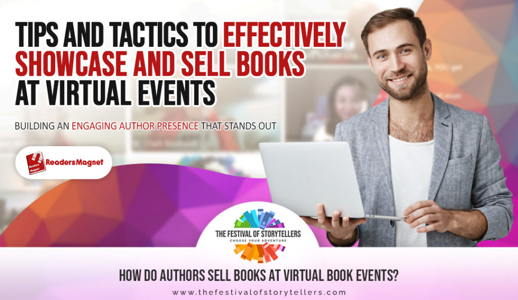 selling books at virtual book events like The Festival of Storytellers